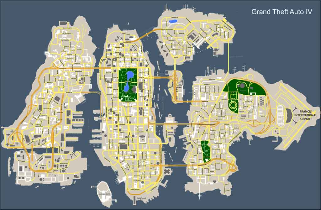 GTAGarage.com » GTA IV Google Map Radar » View Screenshot