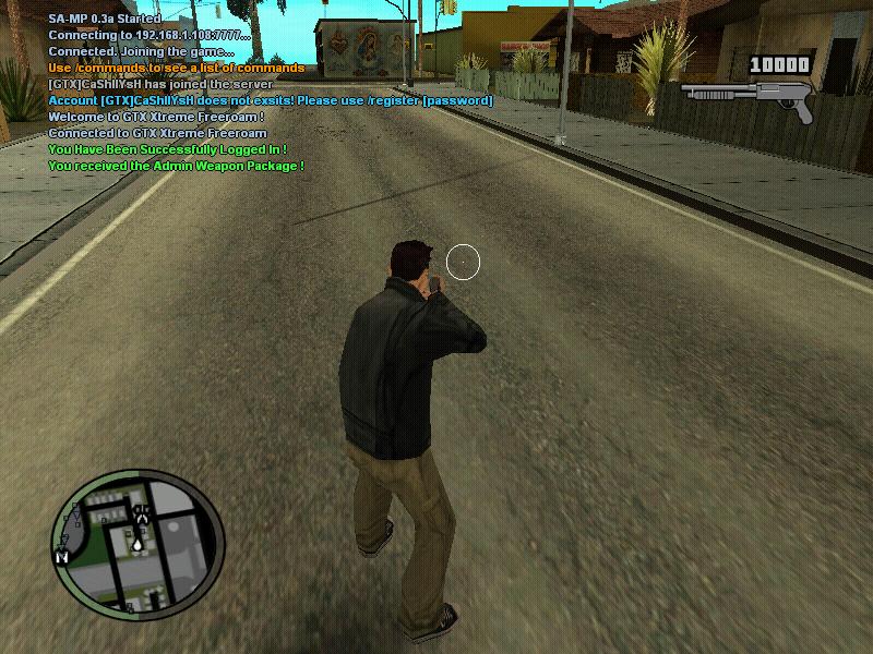 gta sa mp user password