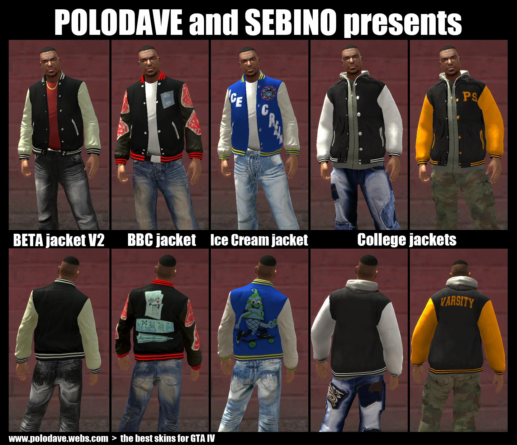 GTA 4 Roblox Skin Pack 2.0 Mod 