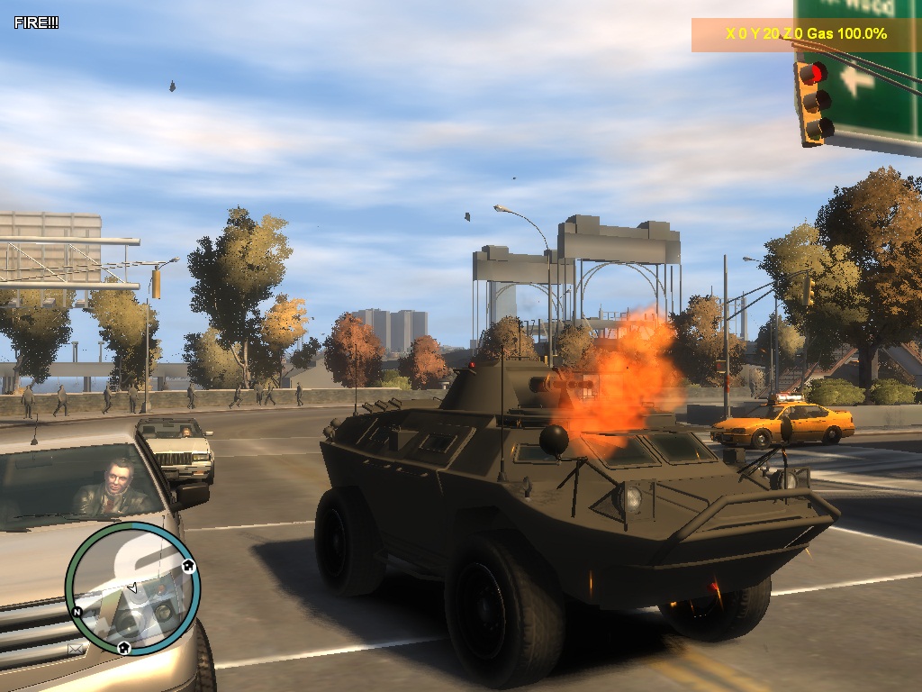 GTA IV MOD WAR TANK 