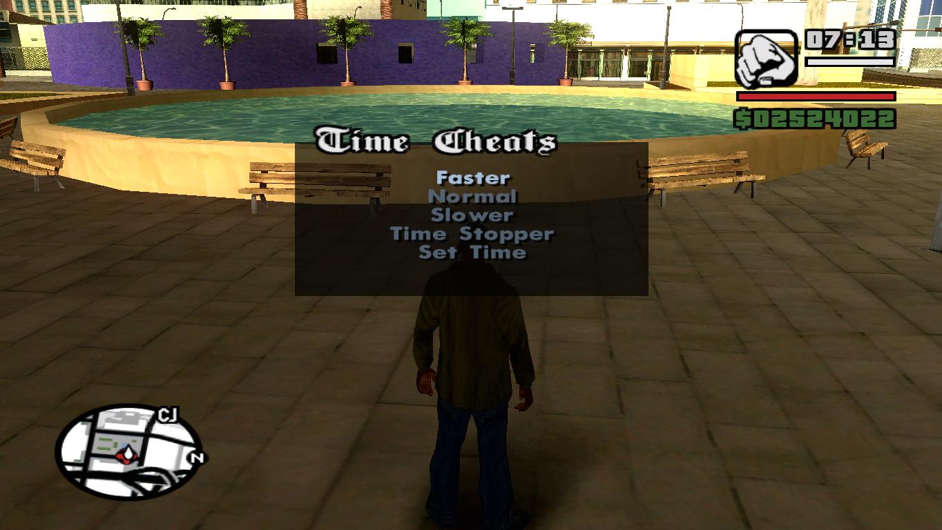 GTA San Andreas Time Stopper Mod 