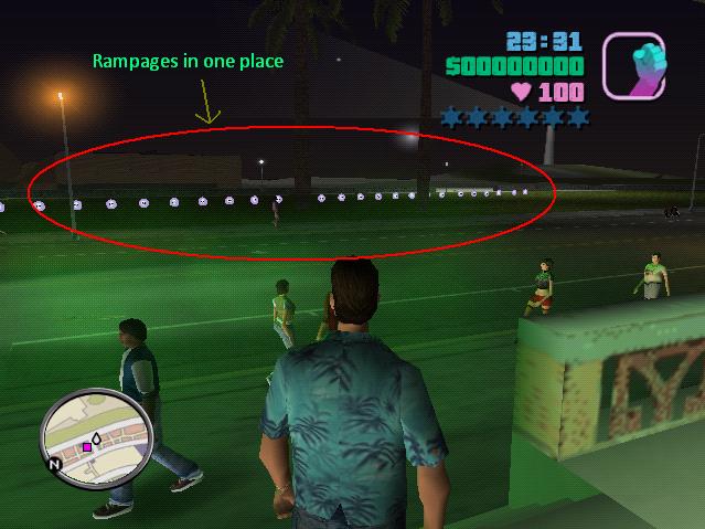 vice city hidden package map