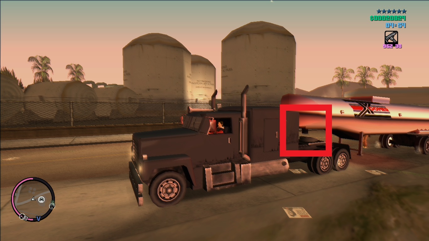 Código do caminhão tanker truck do GTA San Andreas 