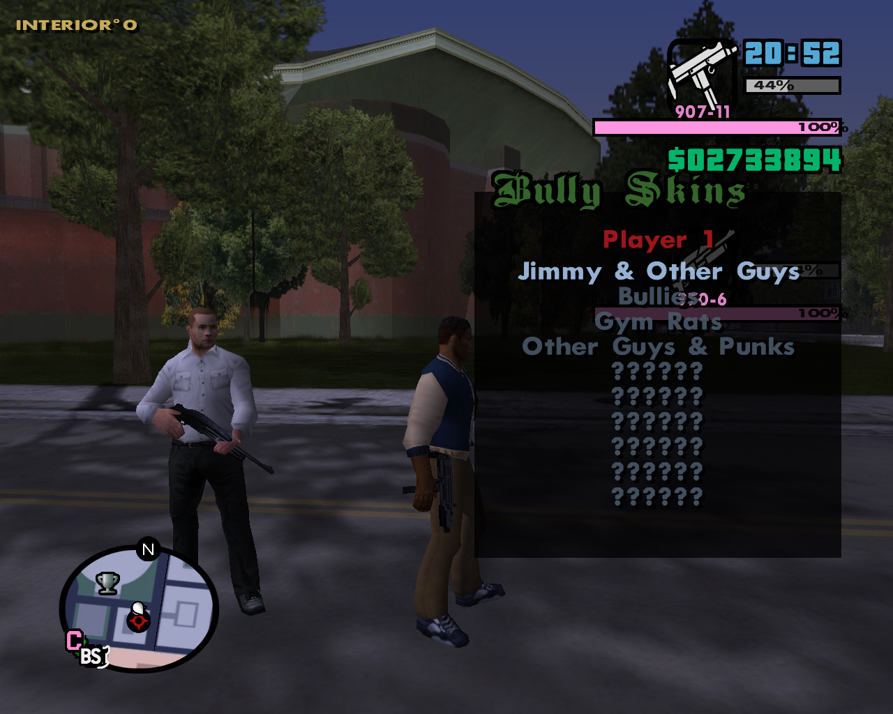 Files for Bully: Scholarship Edition: cars, mods, skins