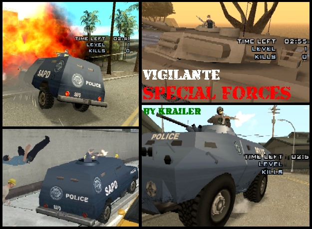 Vigilante Special (missão de vigilante em qualquer carro) - MixMods